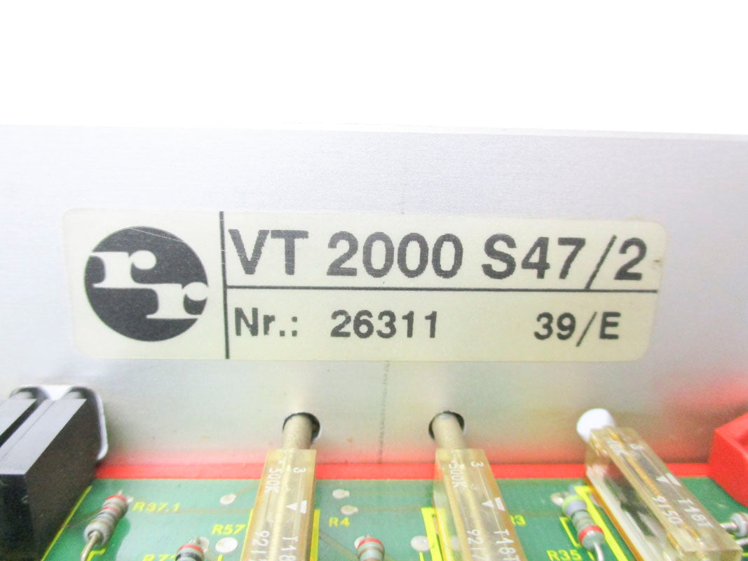 REXROTH VT2000S47/2 6V UNMP