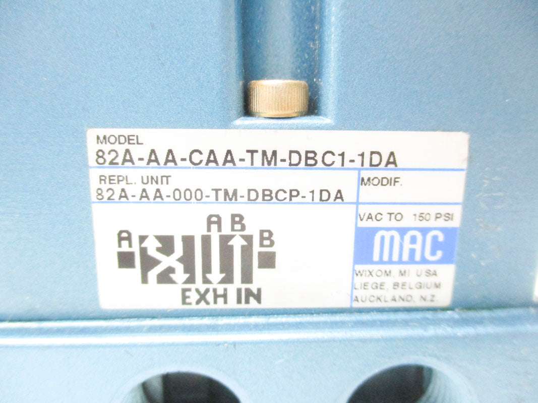 MAC 82A-AA-CAA-TM-DBC1-1DA 150PSI 120V NSNP