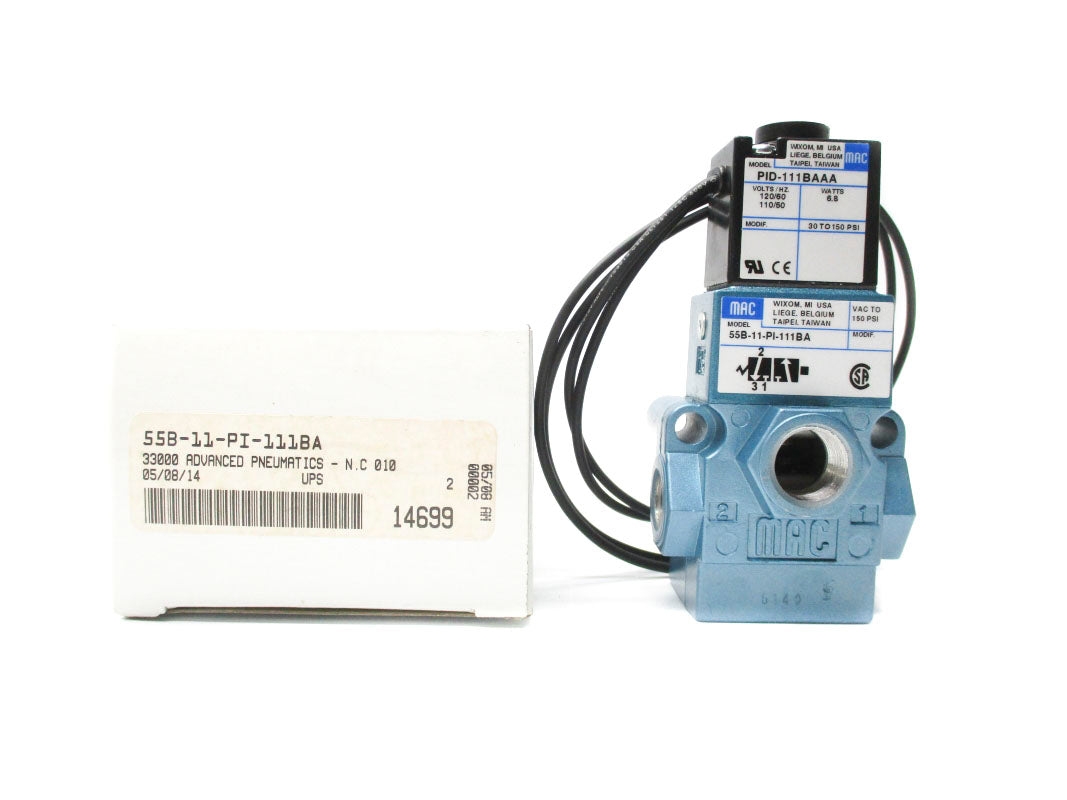 MAC 55B-11-PI-111BA 150PSI 120V NSMP