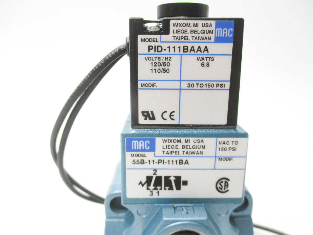MAC 55B-11-PI-111BA 150PSI 120V NSMP