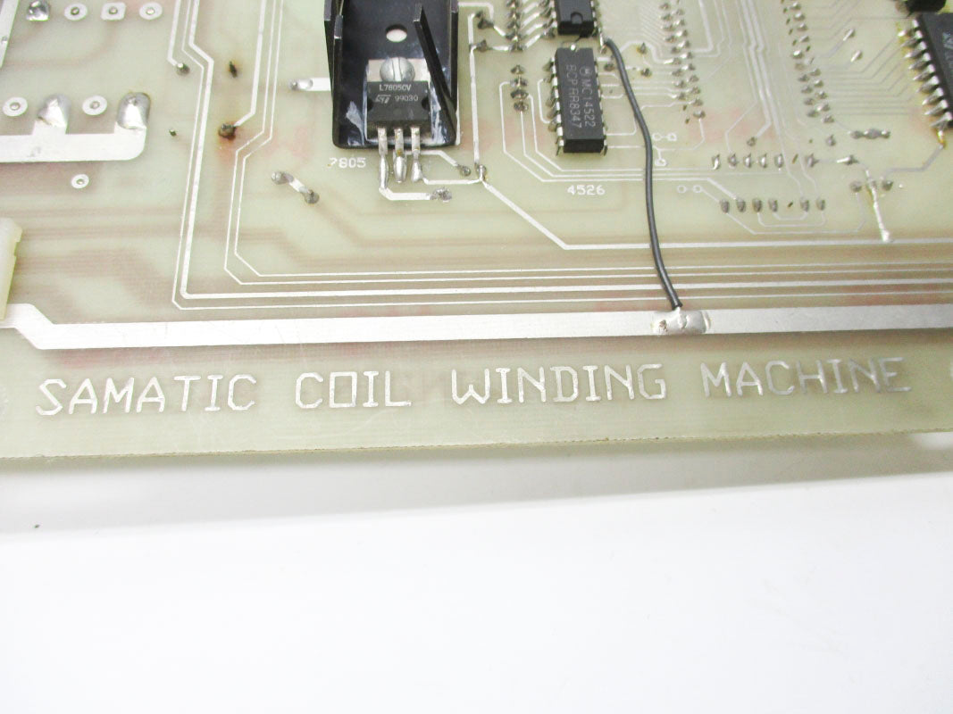 SAMATIC COIL WINDING MACHINE 100085 4000 UNMP
