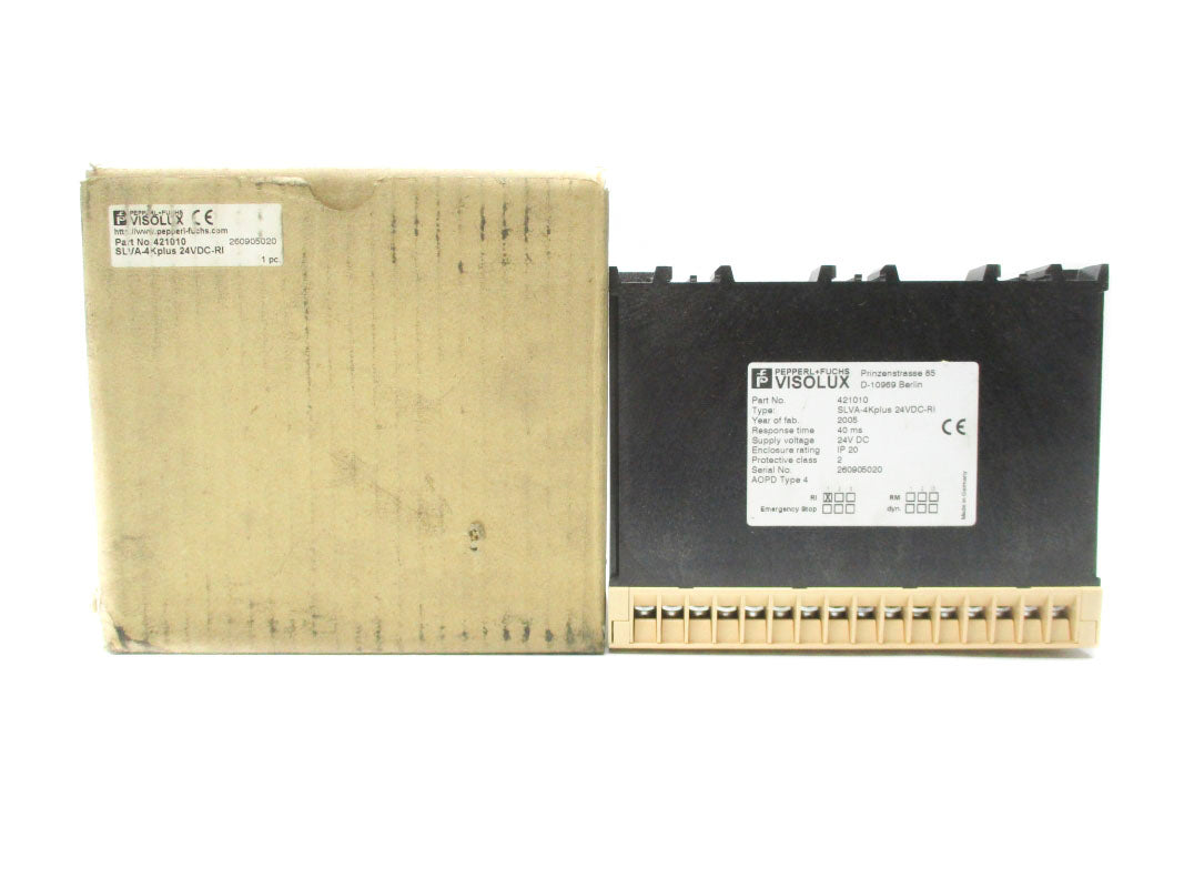 PEPPERL+FUCHS SLVA-4KPLUS24VDC-RI 421010 24VDC NSMP