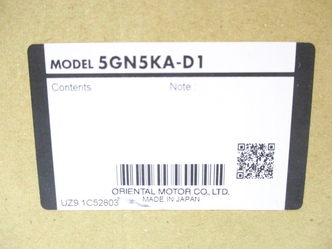 ORIENTAL MOTOR 5GN5KA-D1 NSMP