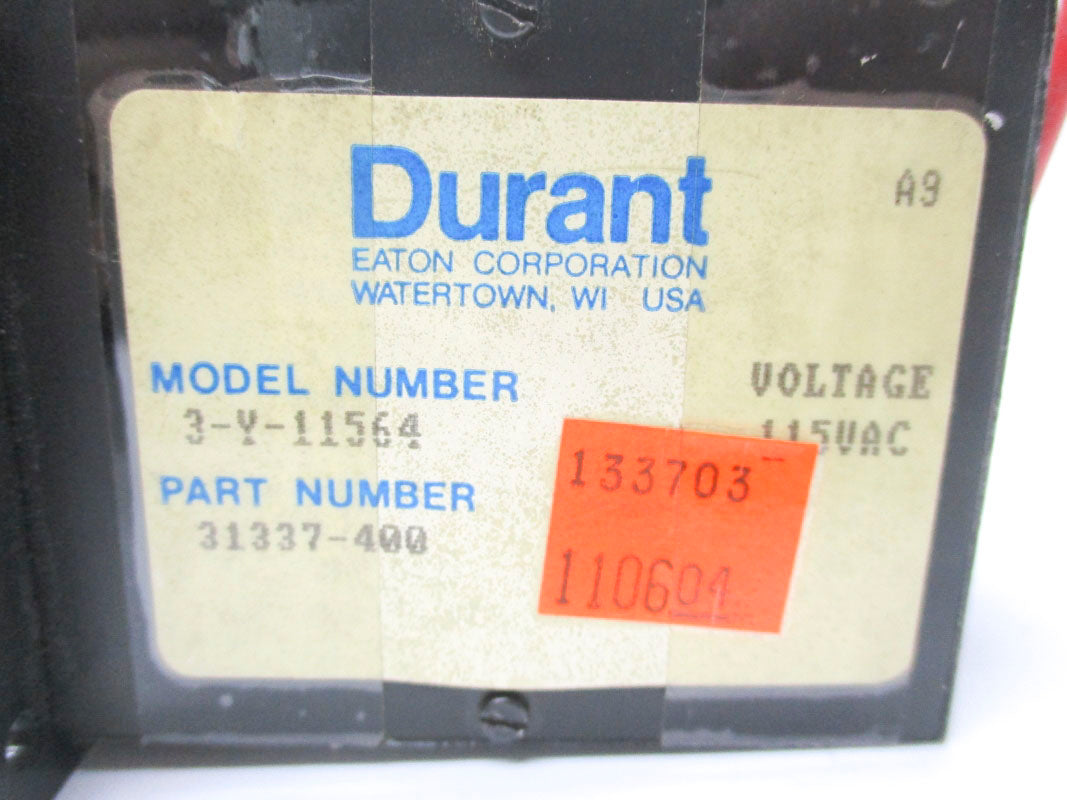 DURANT 31337-400 3-Y-11564 115VAC UNMP