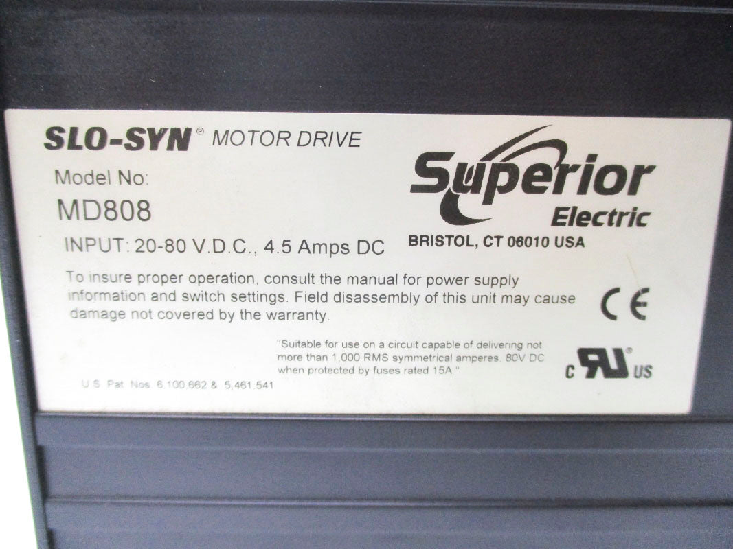 SUPERIOR ELECTRIC MD808 20-80VDC 4.5A UNMP
