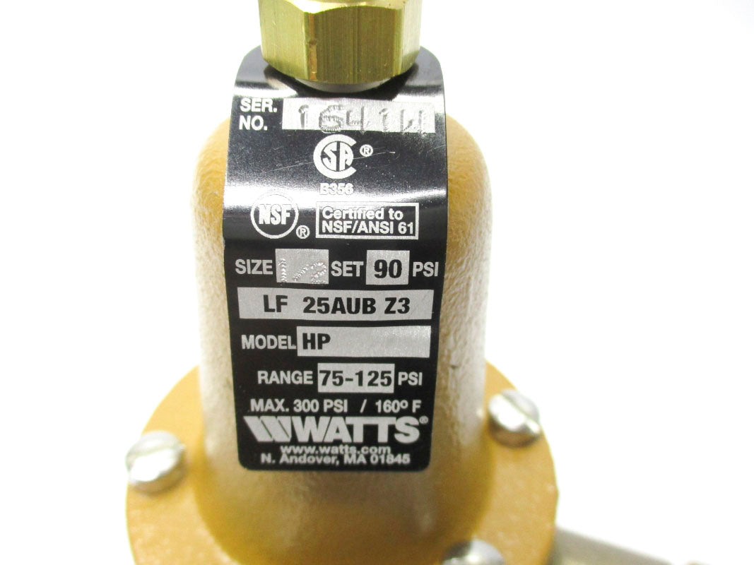 WATTS 1/2-LF25AUB-HP-Z3 26X116 75-15PSI NSMP