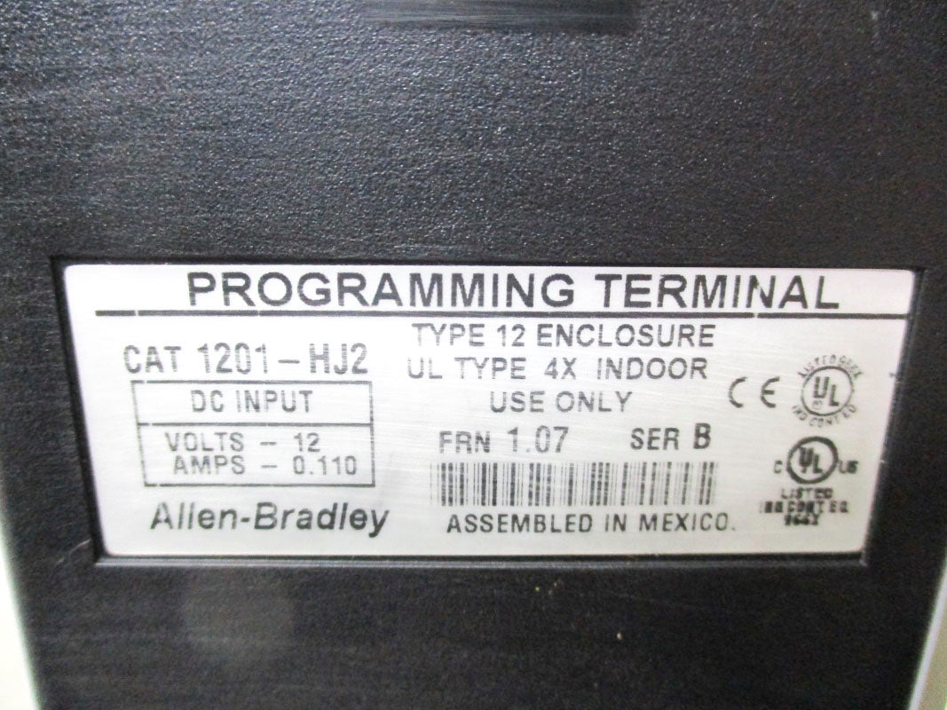 ALLEN BRADLEY 1201-HJ2 SER. B F/W 1.07  12V 0.110A (AS PICTURED) NSNP
