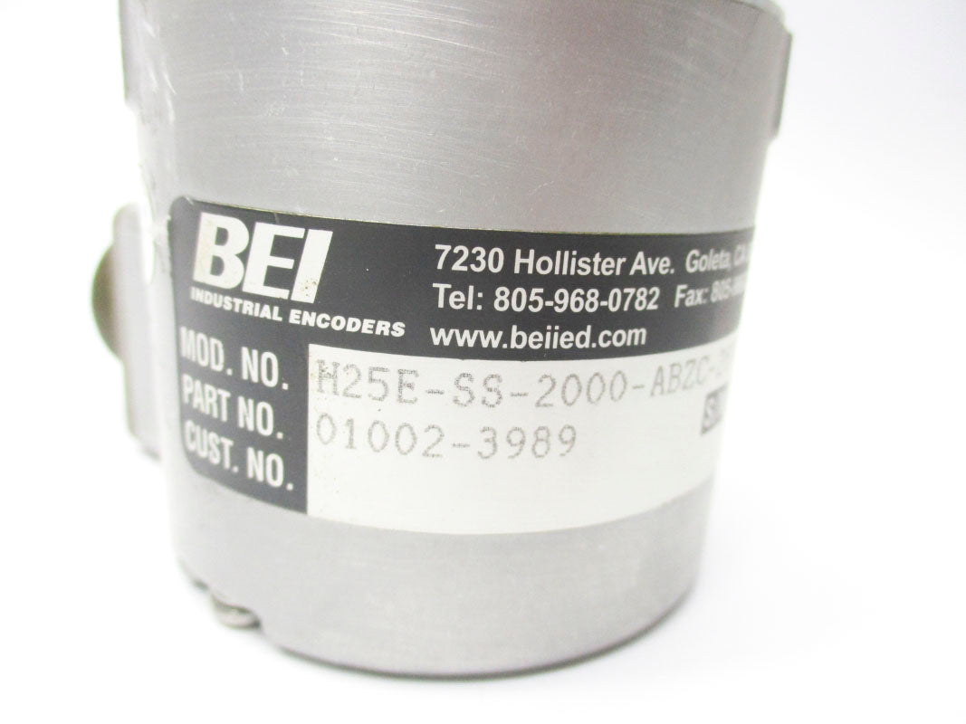 BEI H25E-SS-2000-ABZC-28V/V-SM18-S 01002-3989 UNMP