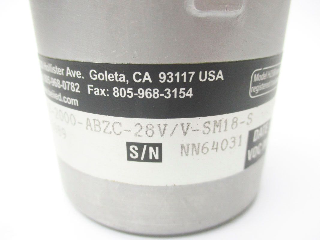 BEI H25E-SS-2000-ABZC-28V/V-SM18-S 01002-3989 UNMP