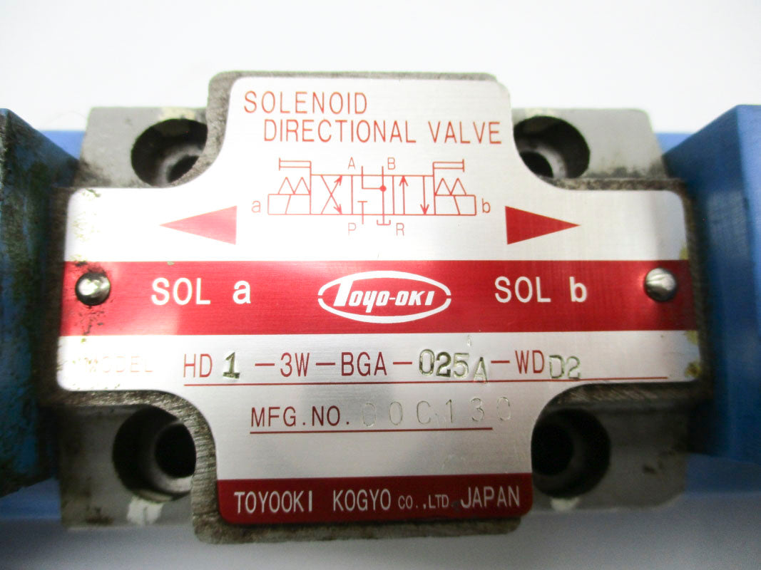 TOYOOKI HD1-3W-BGA-025A-WDD2 24V UNMP