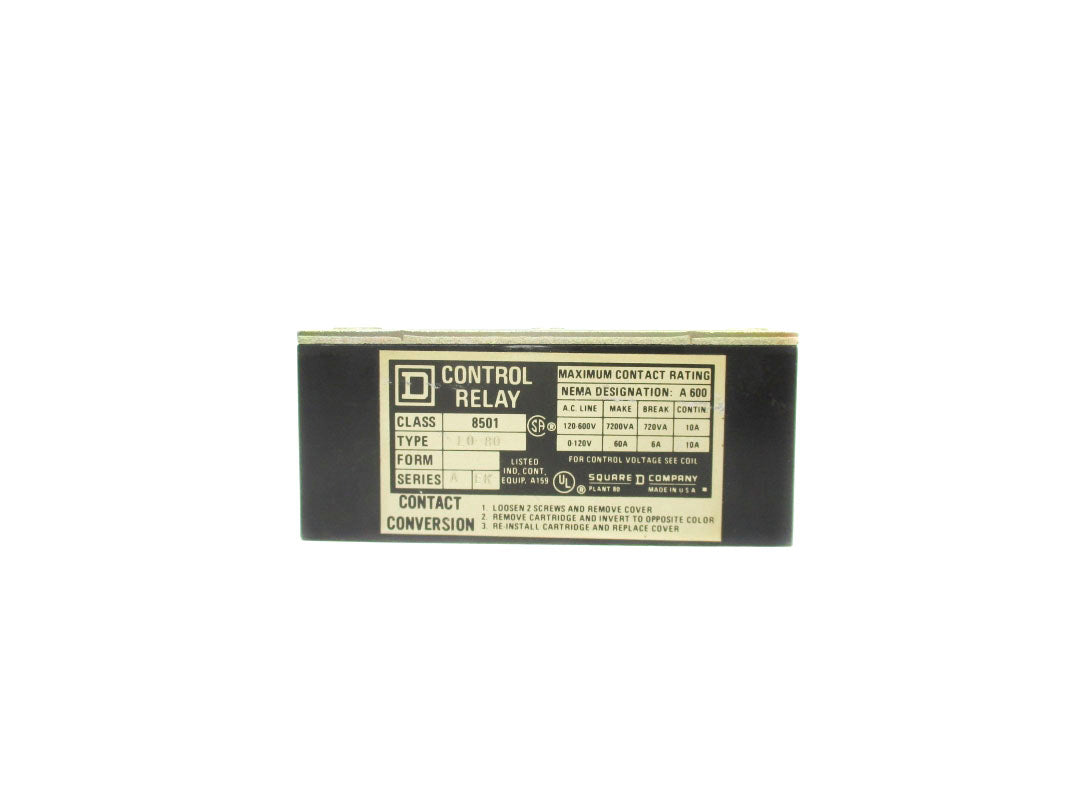 SQUARE D 8501LO80 SER. A 600V 60A (AS PICTURED) UNMP