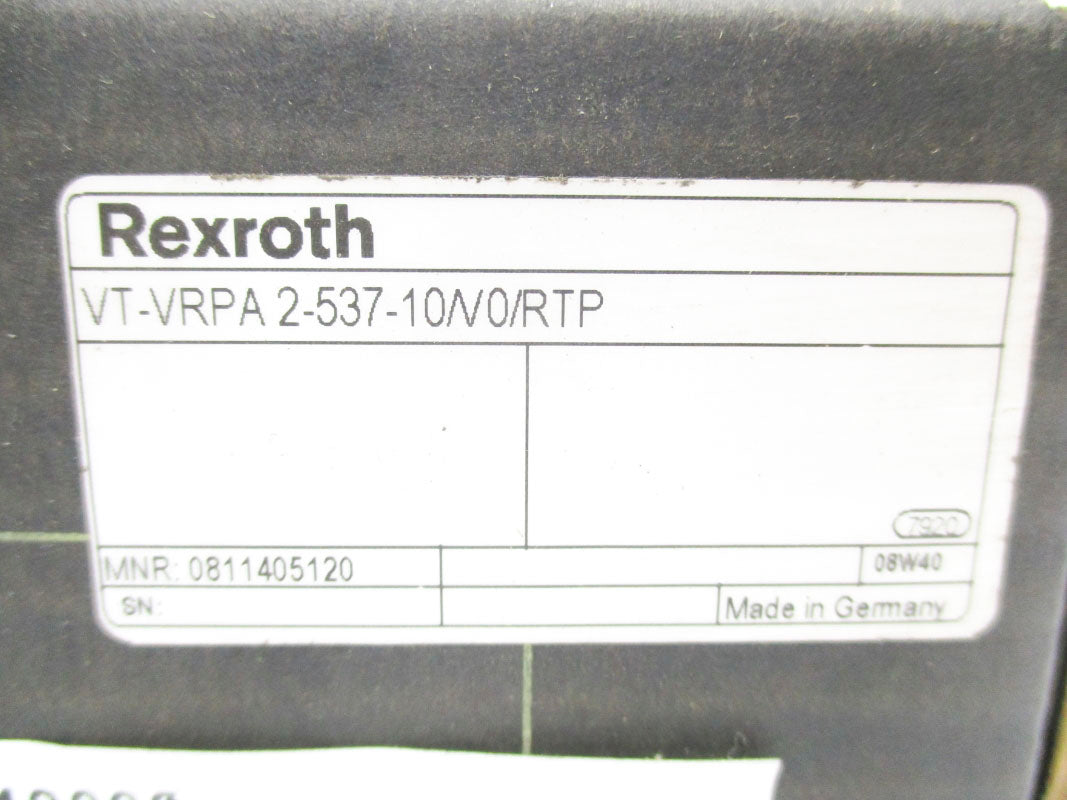 REXROTH VT-VRPA2-537-10/V0/RTP 0811405120 NSMP