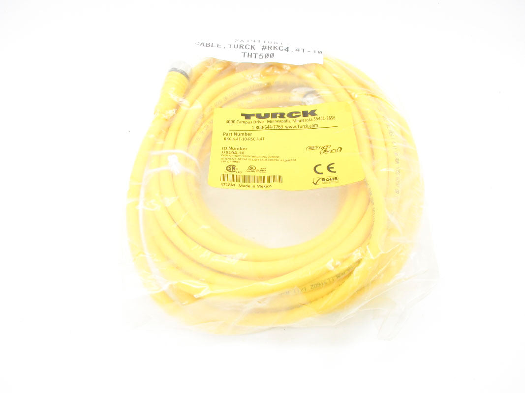 TURCK RKC4.4T-10-RSC4.4T U5194-10 250V 4A NSMP