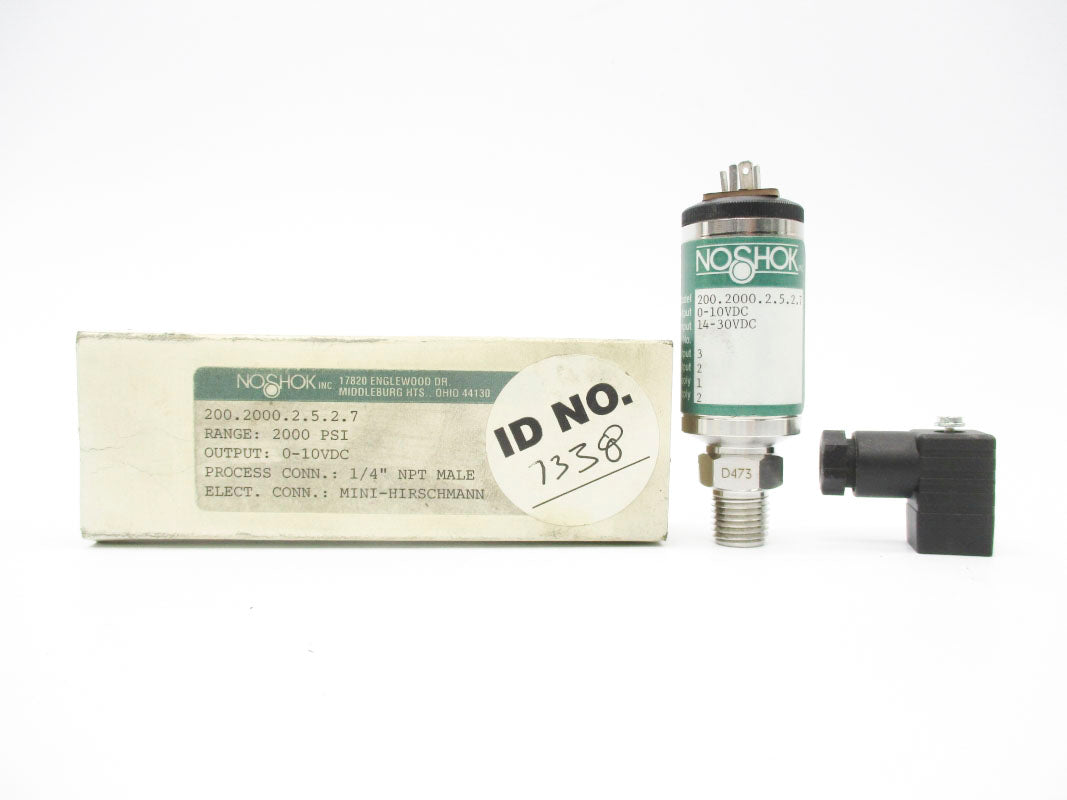 NOSHOK 200.2000.2.5.2.7 0-10VDC 2000PSI NSMP