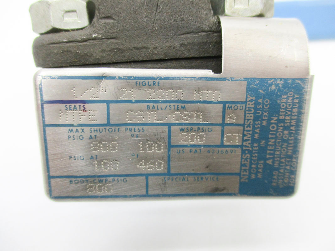 JAMESBURY 212200MT0 (AS PICTURED) NSNP