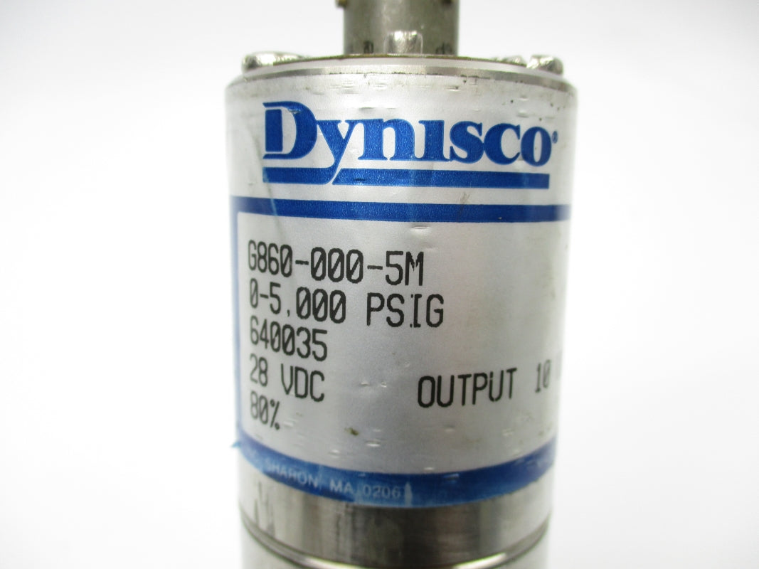 DYNISCO G860-000-5M 0-5000PSI 28VDC NSNP