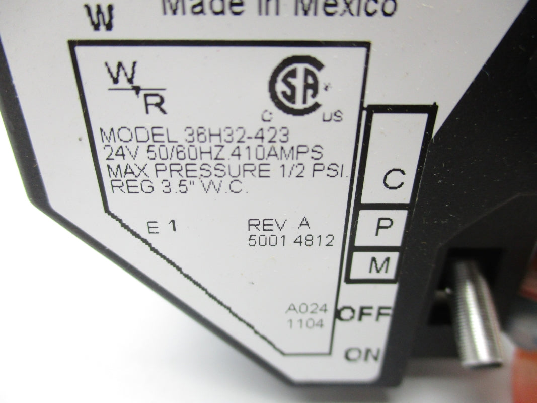 WHITE RODGERS 36H32423 24VAC .410A NSMP
