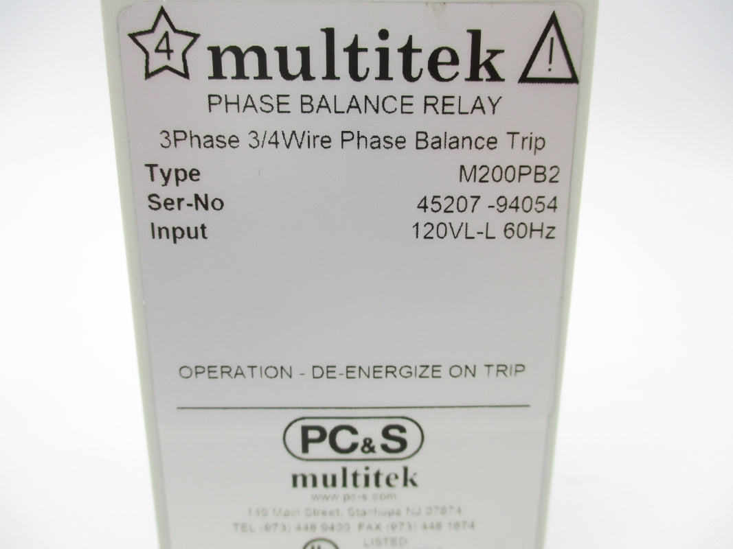 MULTITEK M200PB2 120V NSMP