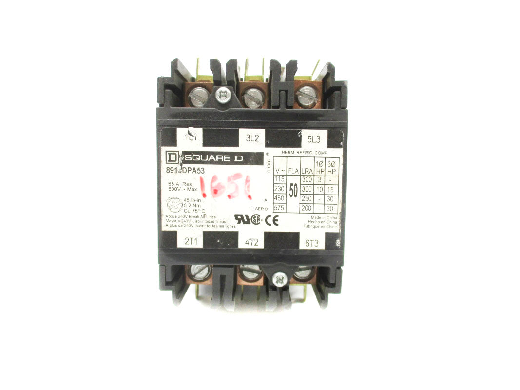SQUARE D 8910DPA53 65A 120V UNMP