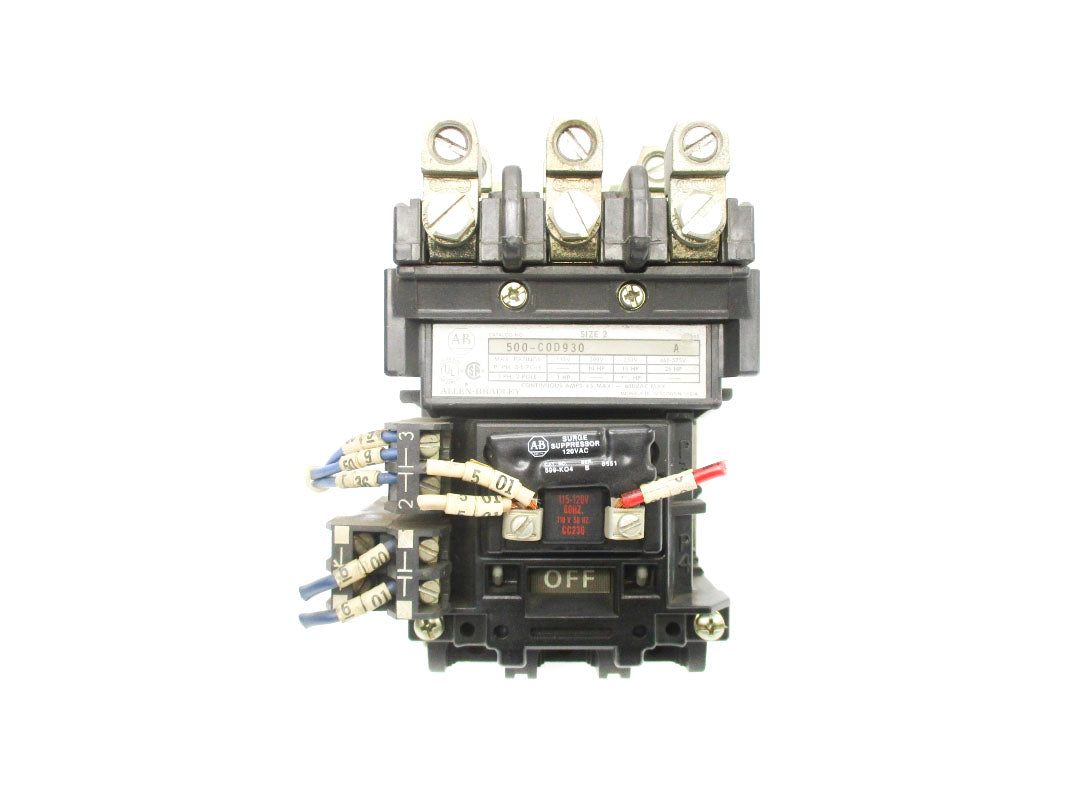 ALLEN BRADLEY 500-COD930 SER. A 120V 45A UNMP