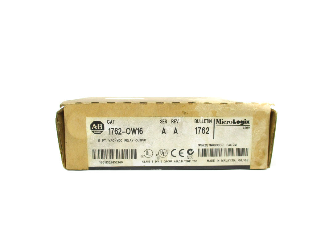 ALLEN BRADLEY 1762-OW16 SER. A DATE: 2005 NSFS