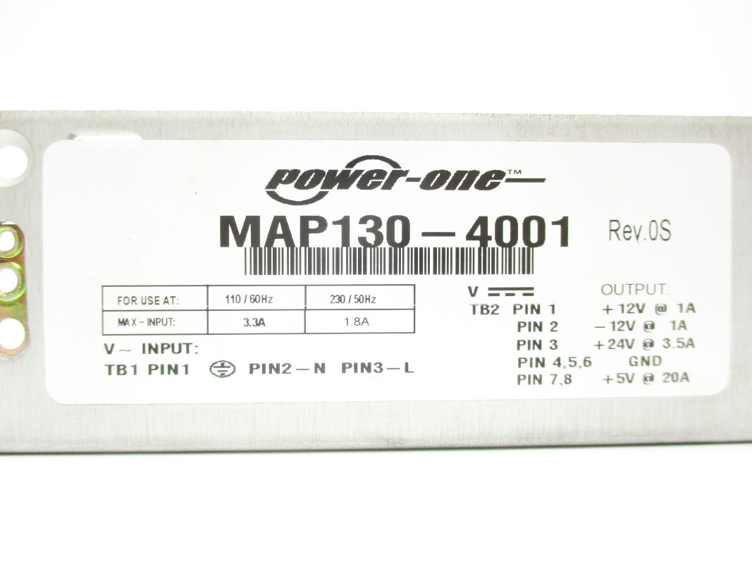 POWER ONE MAP130-4001 230V 1.8A UNMP