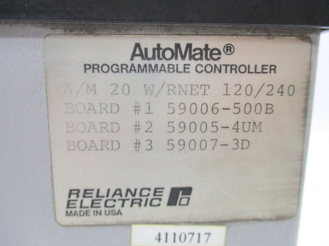 RELIANCE ELECTRIC 45C220 120/240VAC 2A UNMP