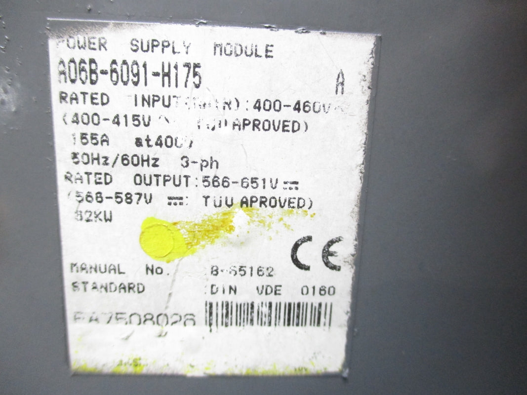 FANUC A06B-6091-H175 400-460V 155A UNMP