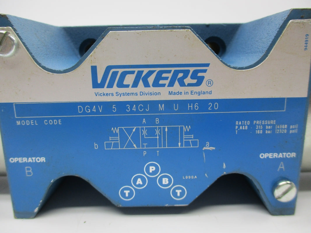 VICKERS DG4V534CJMUH620 4568PSI NSNP