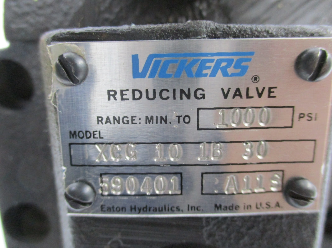 VICKERS XCG101B30 590401 1000PSI NSNP
