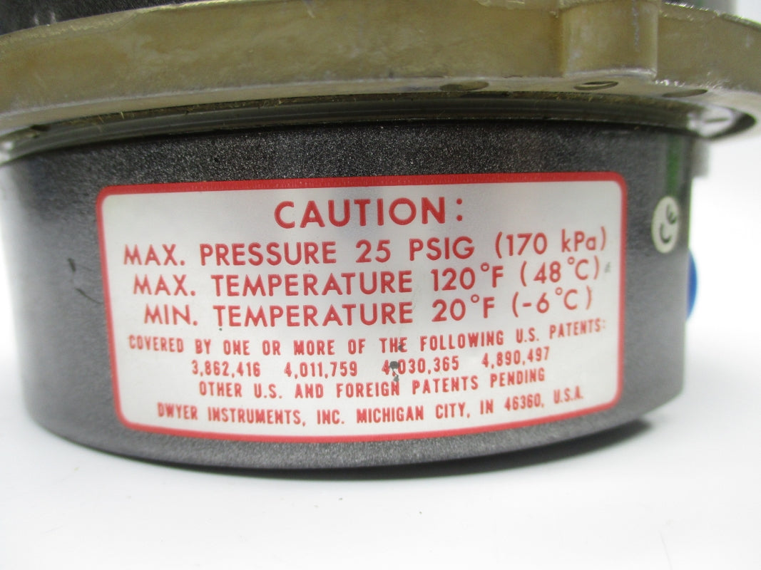 DWYER 605-1C 25PSI NSNP