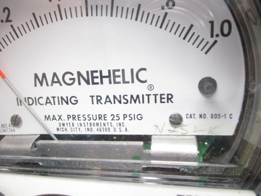 DWYER 605-1C 25PSI NSNP