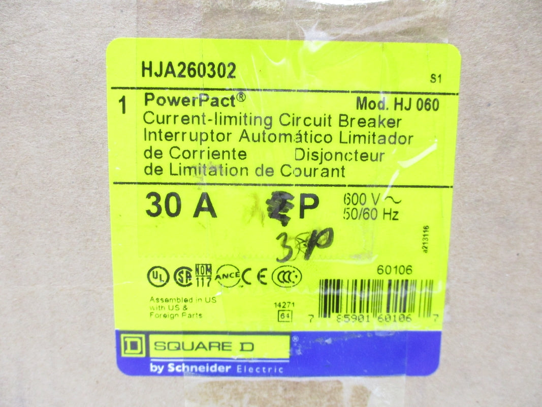 SQUARE D HJA260302 600V 30A NSMP