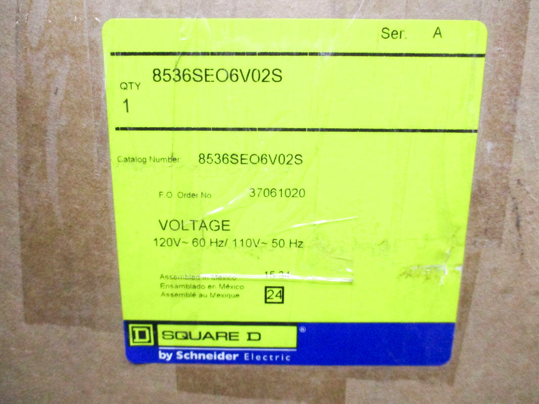 SQUARE D 8536SEO6V02S SER. A 110/120V NSMP