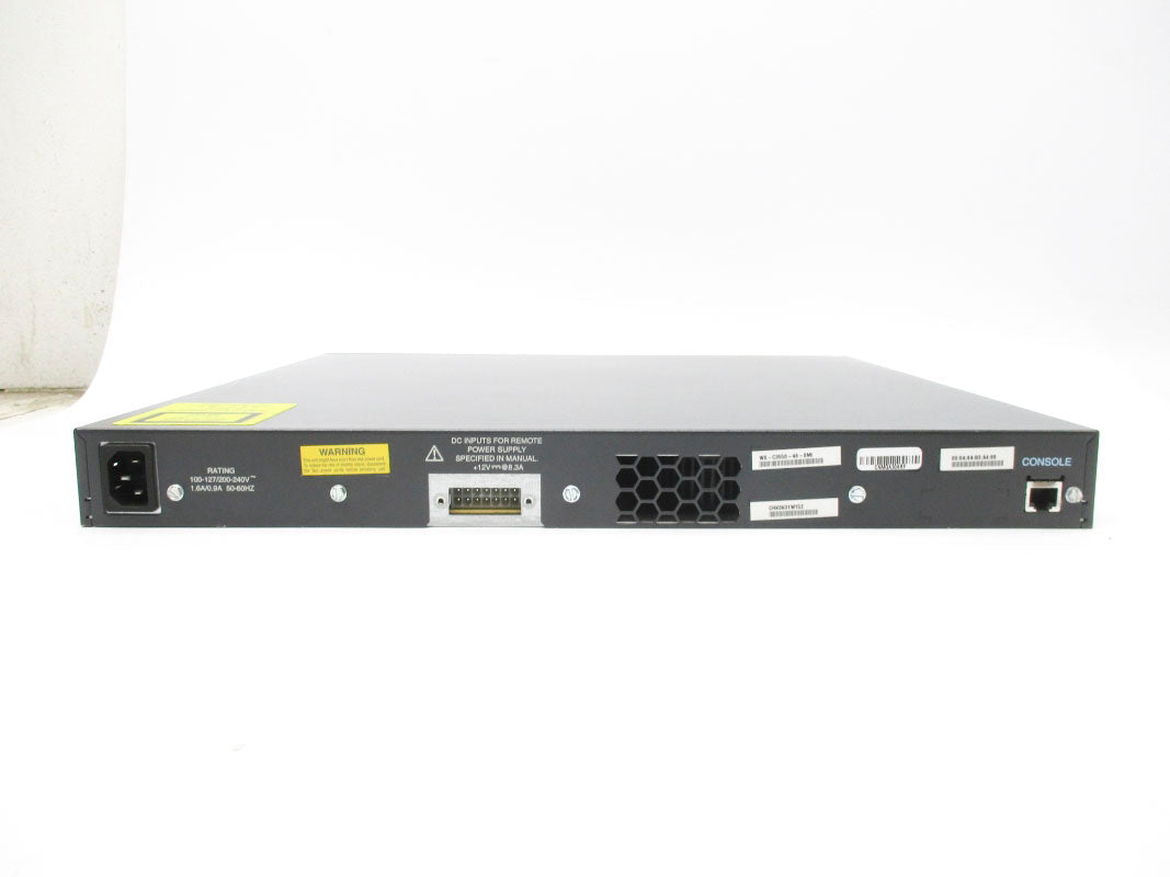 CISCO SYSTEMS WS-C3550-48-SMI 240V 1.6A NSNP