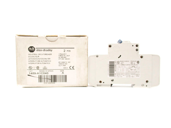 ALLEN BRADLEY 1489-A1C040 SER. A 277VAC 4A NSMP