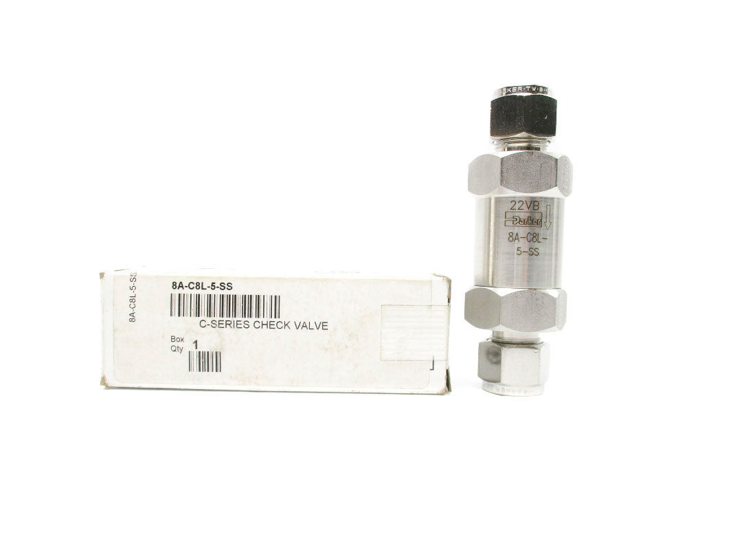 PARKER 8A-C8L-5-SS 22VB NSMP