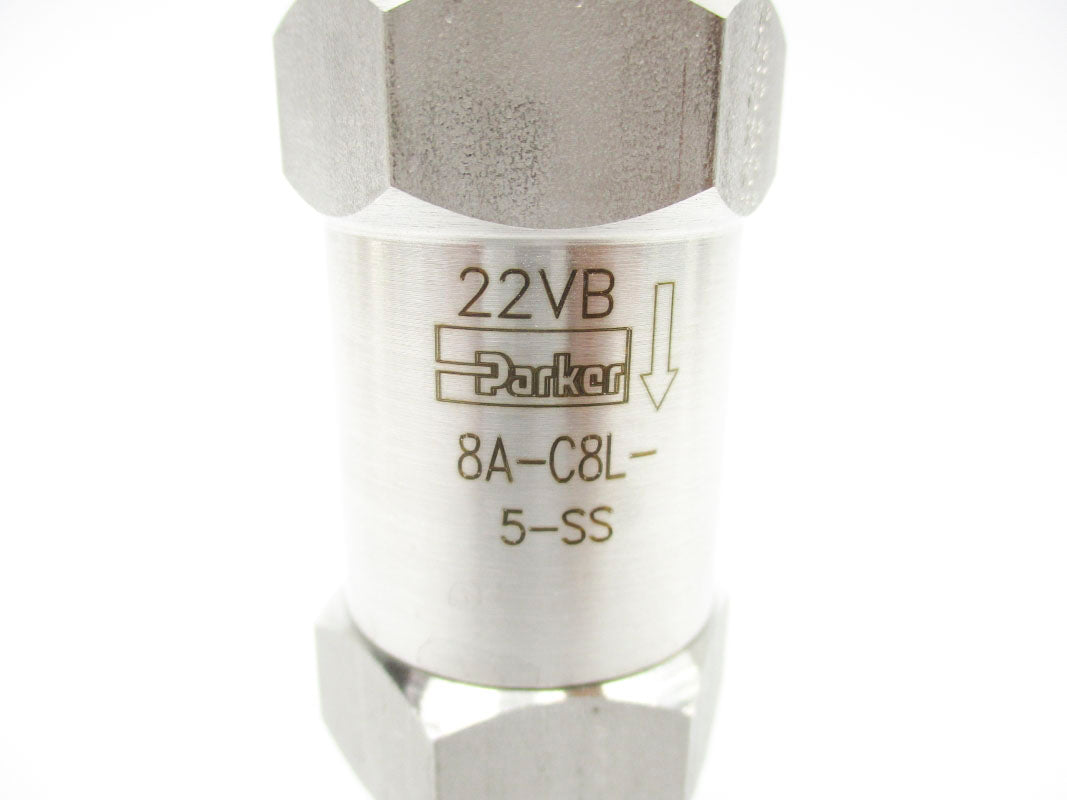 PARKER 8A-C8L-5-SS 22VB NSMP