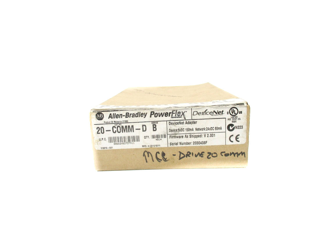 ALLEN BRADLEY 20-COMM-D SER. B F/W V2.001 DATE: 2011 24VDC NSFS