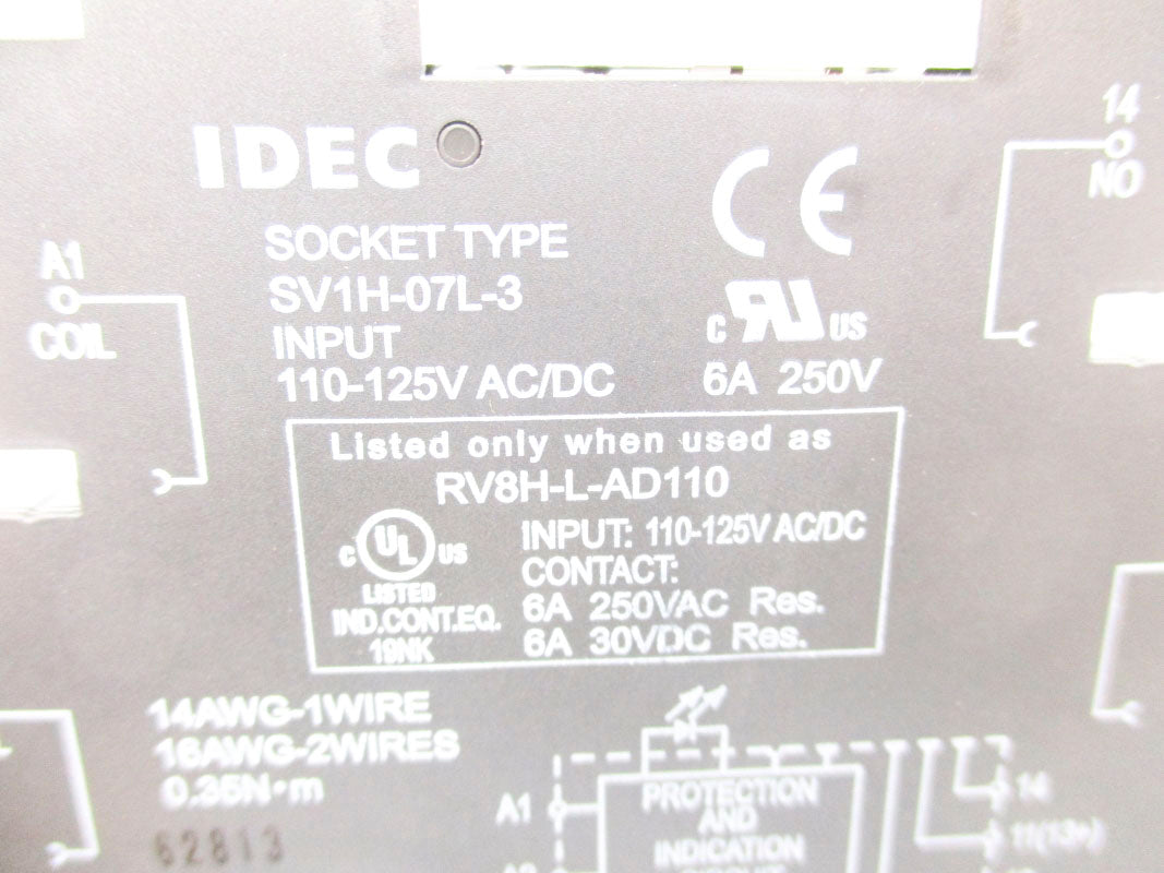 IDEC SV1H-07L-3 250VAC 6A NSNP