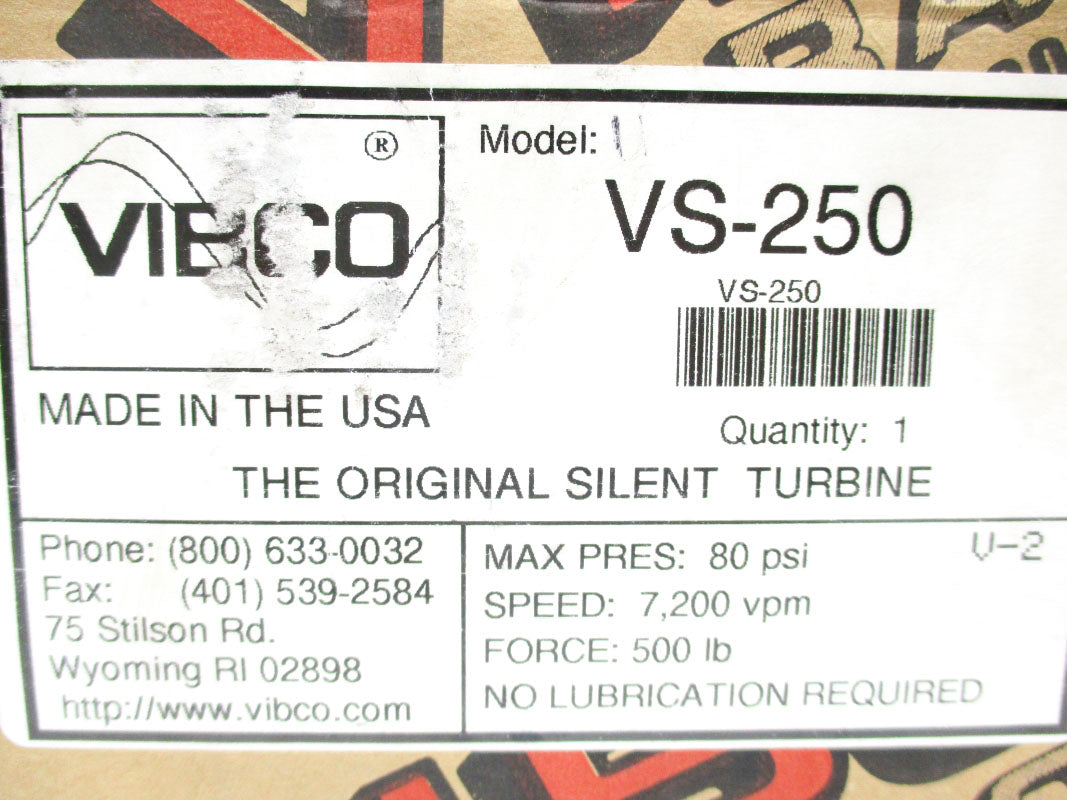 VIBCO VS-250 80PSI NSMP