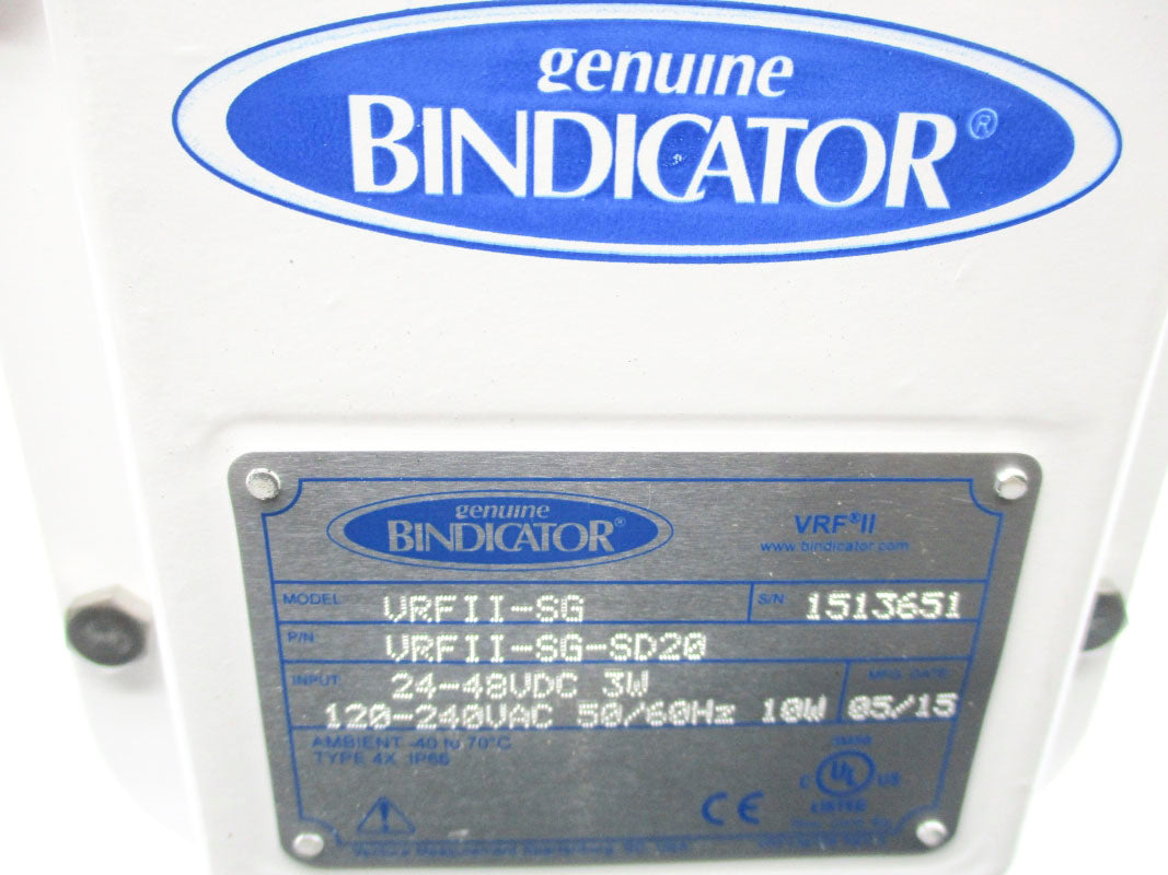 BINDICATOR VRFII-SG-SD20 24-48VDC/120-240VAC NSNP