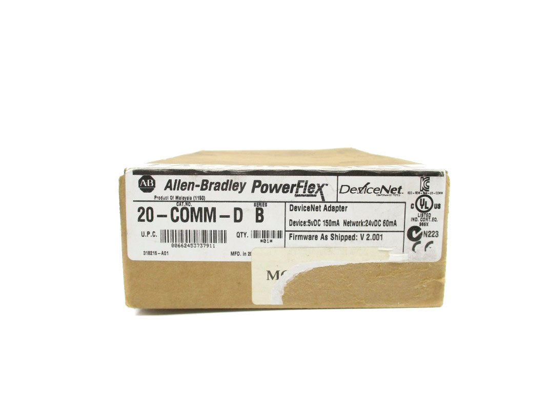 ALLEN BRADLEY 20-COMM-D SER. B 24VDC F/W V2.001 NSFS