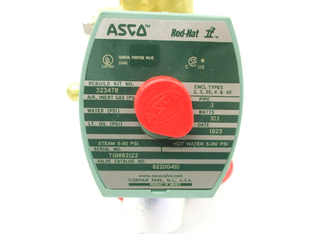 ASCO 8220G410 110-120V 5-150PSI 1" NSMP