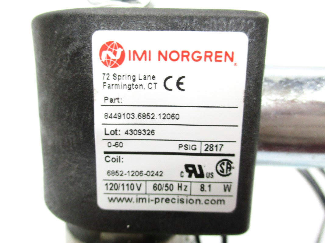 NORGREN 8449103.6852.12060 120/110V 2817PSI NSMP