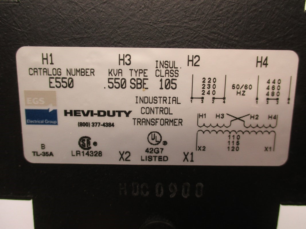 EGS E550 480V .550KVA NSNP