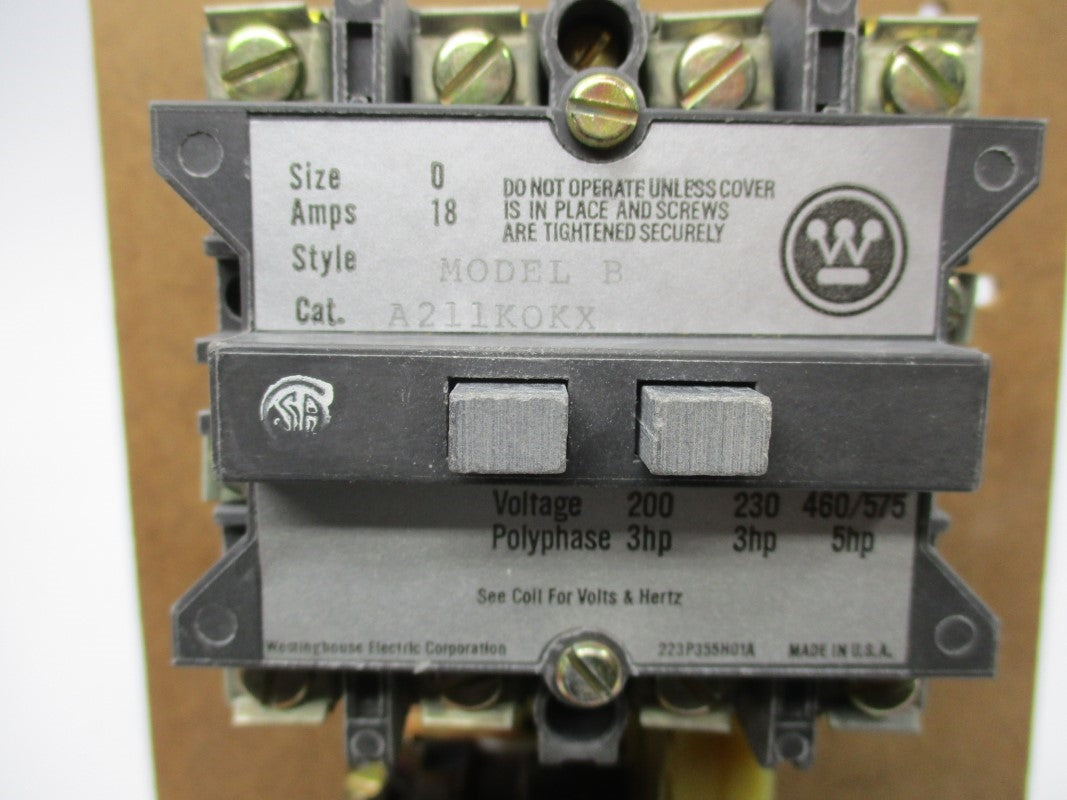 WESTINGHOUSE A211K0KX 440/480V 18A NSMP