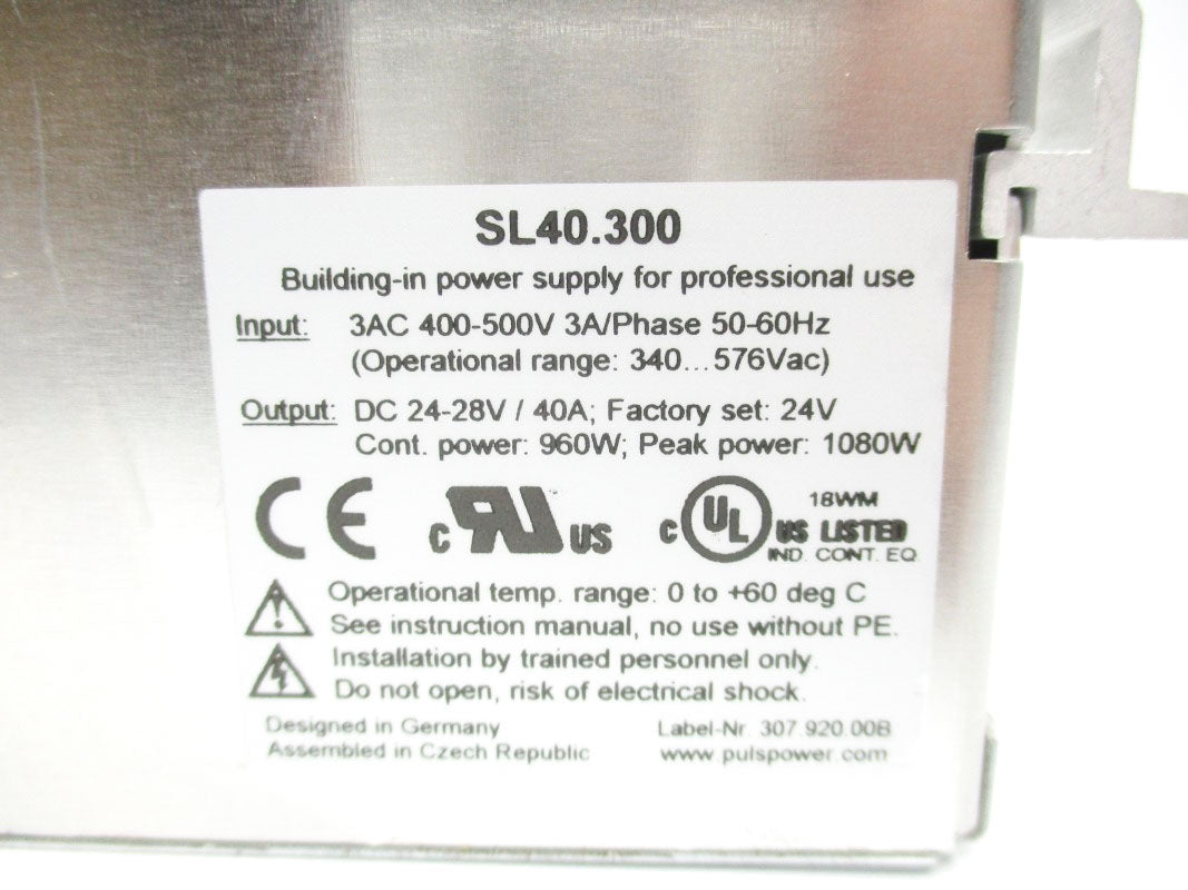 PULS SL40.300 400-500V 3A NSMP