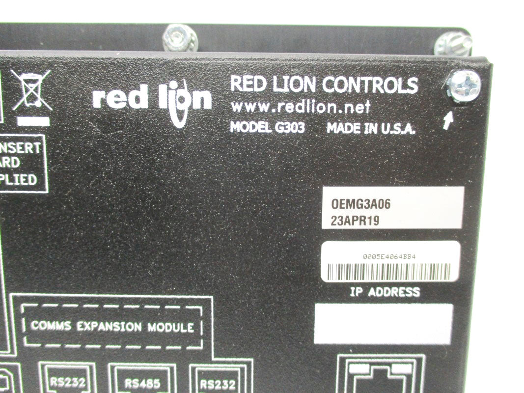 RED LION CONTROLS G303 NSNP
