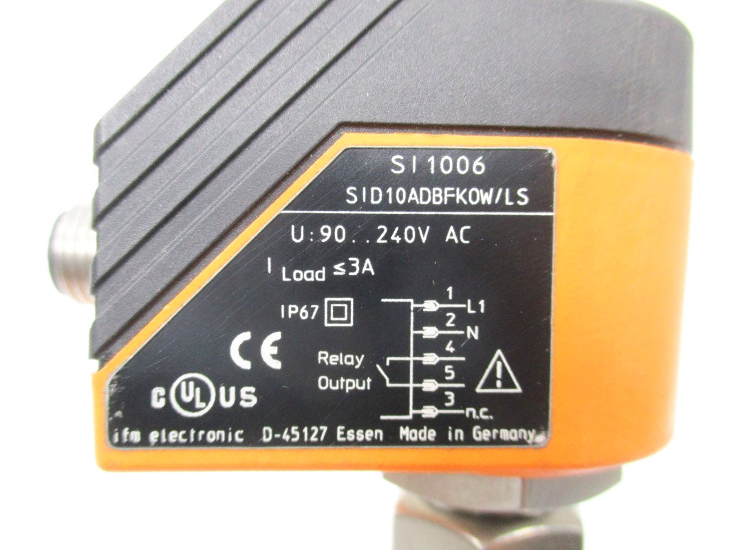IFM EFECTOR SI1006 SID10ADBFKOW/LS 90-240VAC 3A NSNP